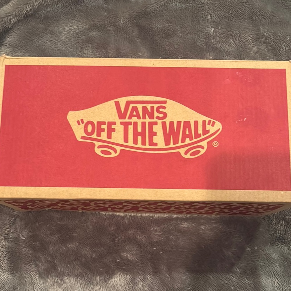 Vans Red and Tan Wall Decor with Iconic Logo